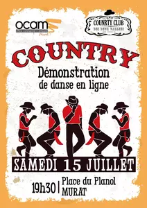 Country Démonstration de danse en ligne - Par l'OCAM