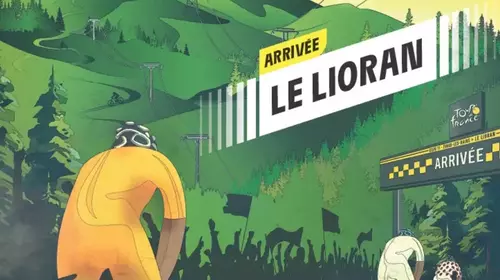 Arrivée Tour de France Lioran